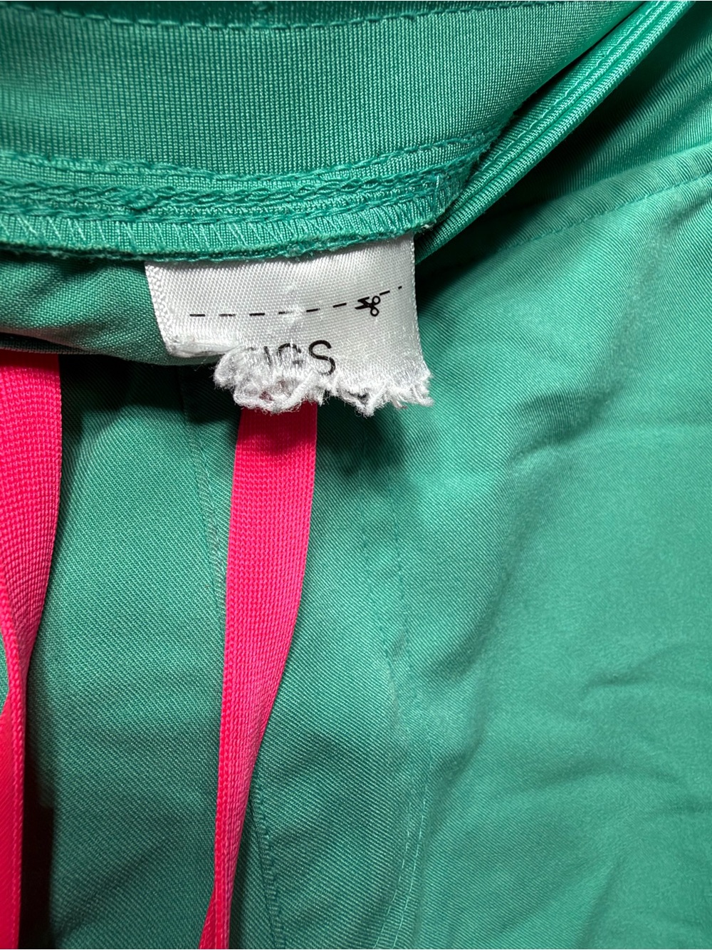 Figs Womens Uman High-Rise Jogger Scrub Pant Green Blue Sz S Nurse Medical - Picture 6 of 7